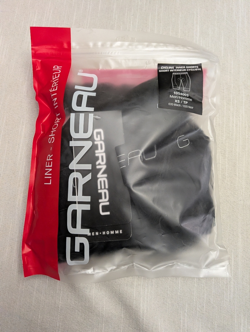 Men's Garneau Cycling Inner Shorts - Black Size Xtra Small